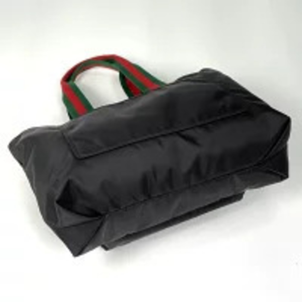 Gucci bag green tote web red black Sherry Red Black